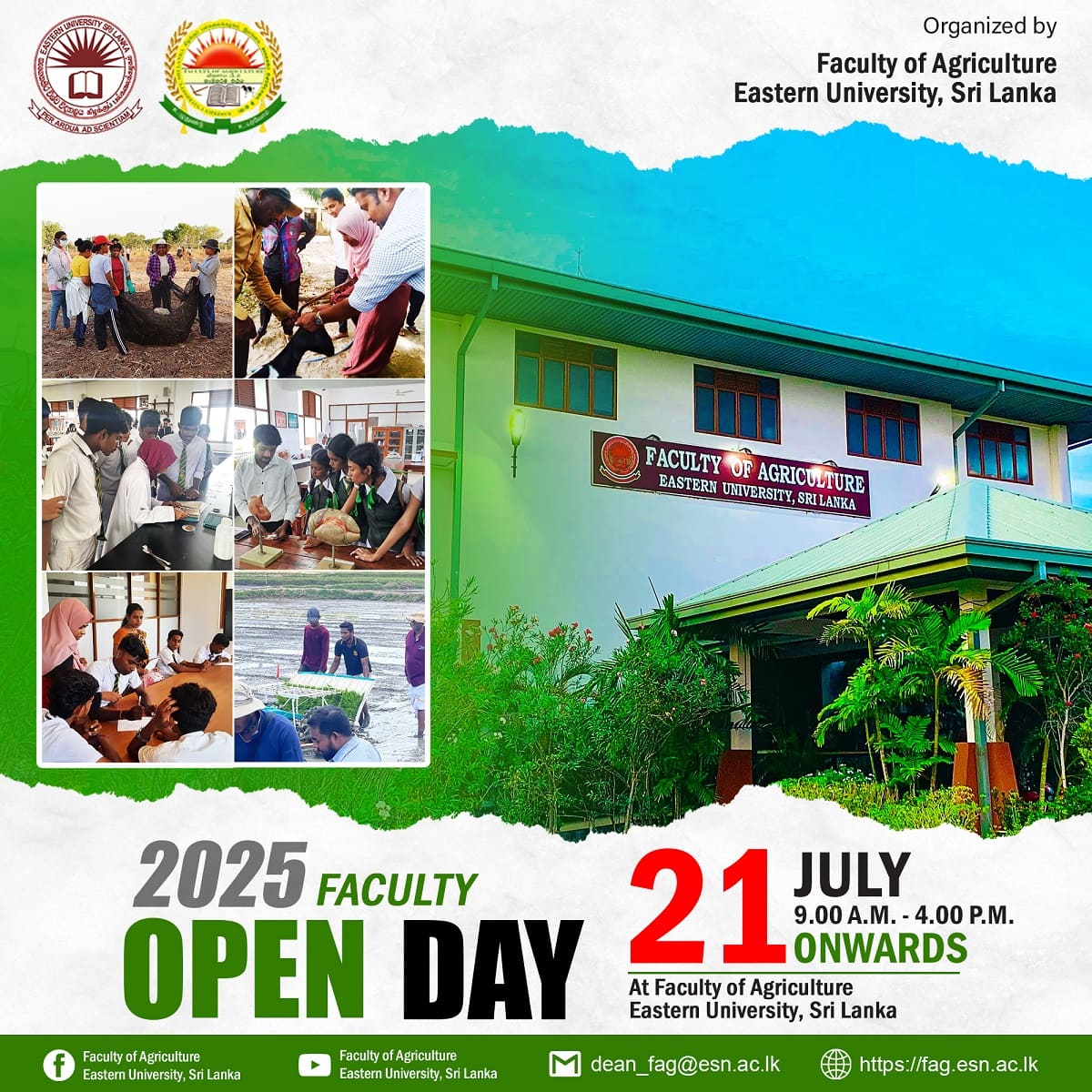 Faculty Open Day Flyer